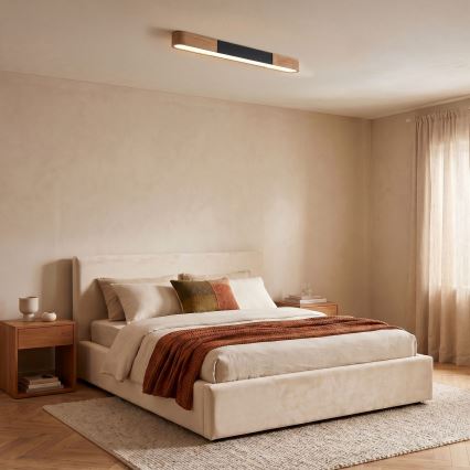 BRILAGI - LED stropna svetilka GARDALINE LED/100W/230V 80 cm hrast/črna