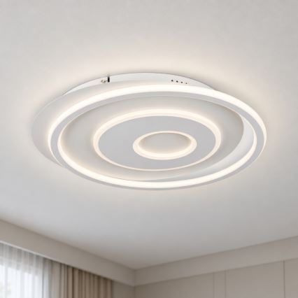 BRILAGI - LED Zatemnljivo stropno svetilo IRIS LED/83W/230V 3000-6000K 46x50 cm belo + daljinski upravljalnik