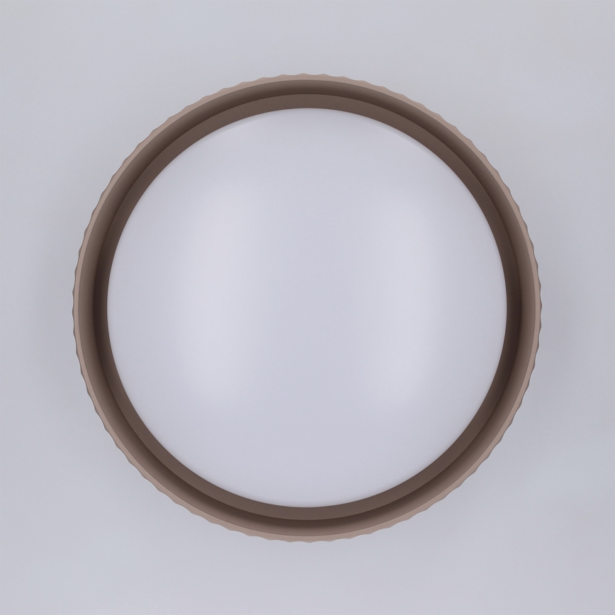 Brilagi - LED stropna svetilka LUCIA LED/24W/230V, premer 31 cm, rjava