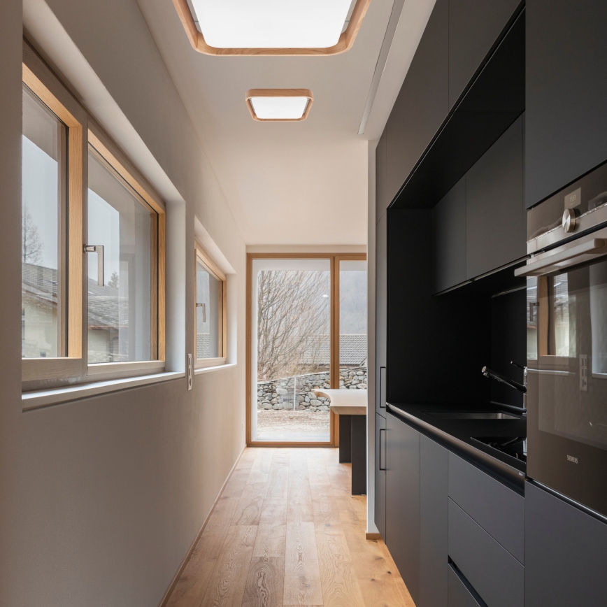 Brilagi - LED Stropna svetilka MANAROLA CUBIC LED/24W/230V 3000-6500K hrast + Daljinski upravljalnik