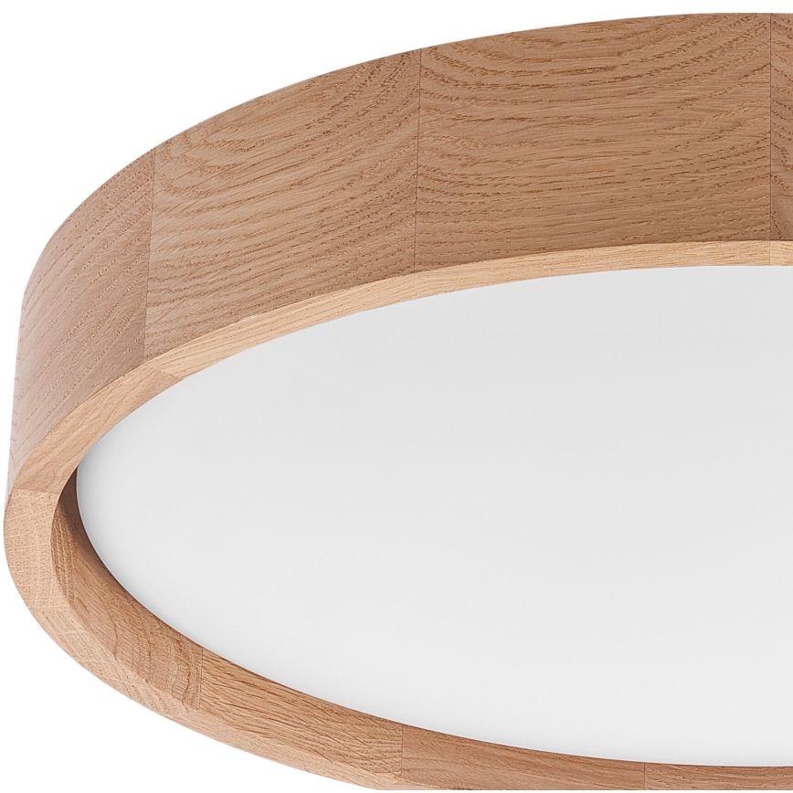 Brilagi - LED zatemnljivo stropno svetilo MANAROLA SMART LED/24W/230V 2700-6500K hrast premer 41 cm Wi-Fi + daljinski upravljalnik Tuya