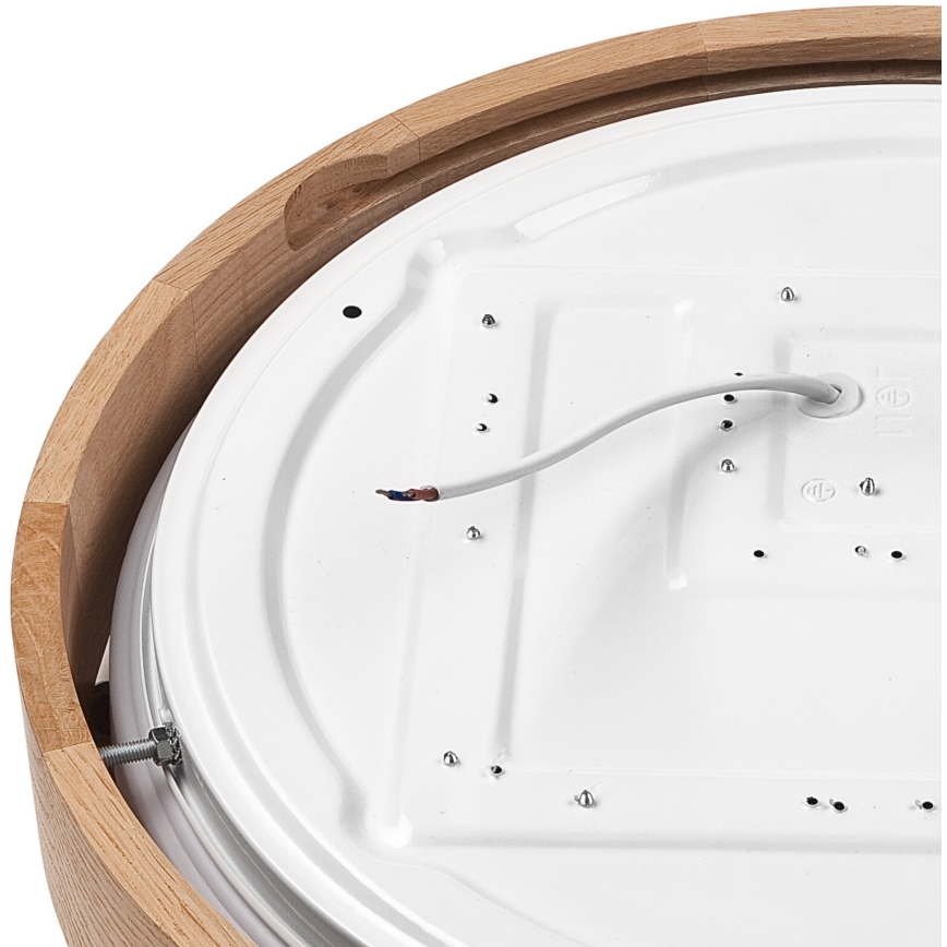 Brilagi - LED zatemnljivo stropno svetilo MANAROLA SMART LED/24W/230V 2700-6500K hrast premer 41 cm Wi-Fi + daljinski upravljalnik Tuya