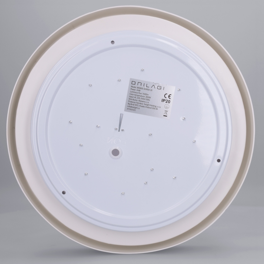 Brilagi - LED stropna svetilka MATTEO LED/24W/230V premer 31 cm črna