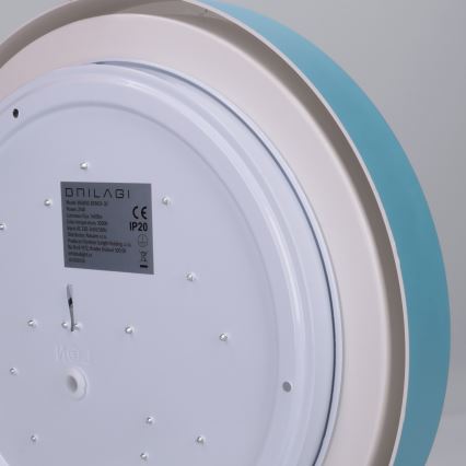 Brilagi - LED stropna svetilka MATTEO LED/24W/230V premer 31 cm turkizna