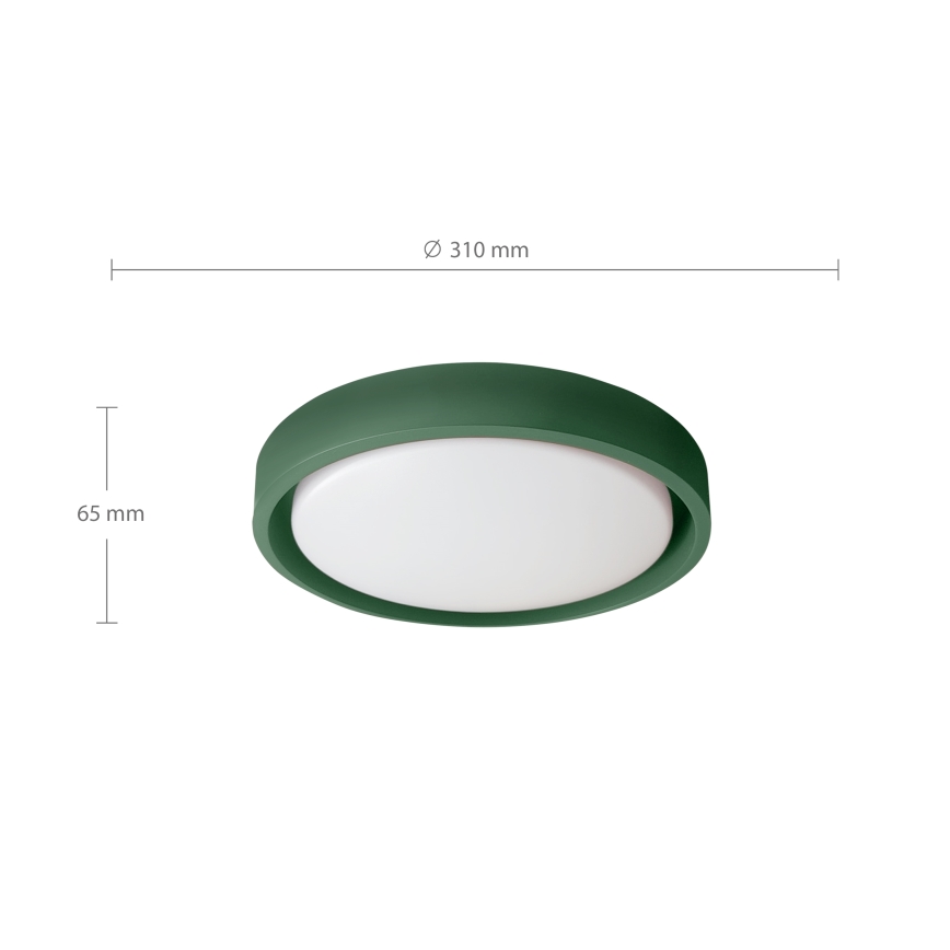 Brilagi - LED stropna svetilka MATTEO LED/24W/230V, premer 31 cm, zelena