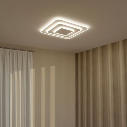 Brilagi - zatemnjevalna LED stropna svetilka MODERN LED/72W/230V 3000-6000K 46,6x46,6 cm + daljinski upravljalnik