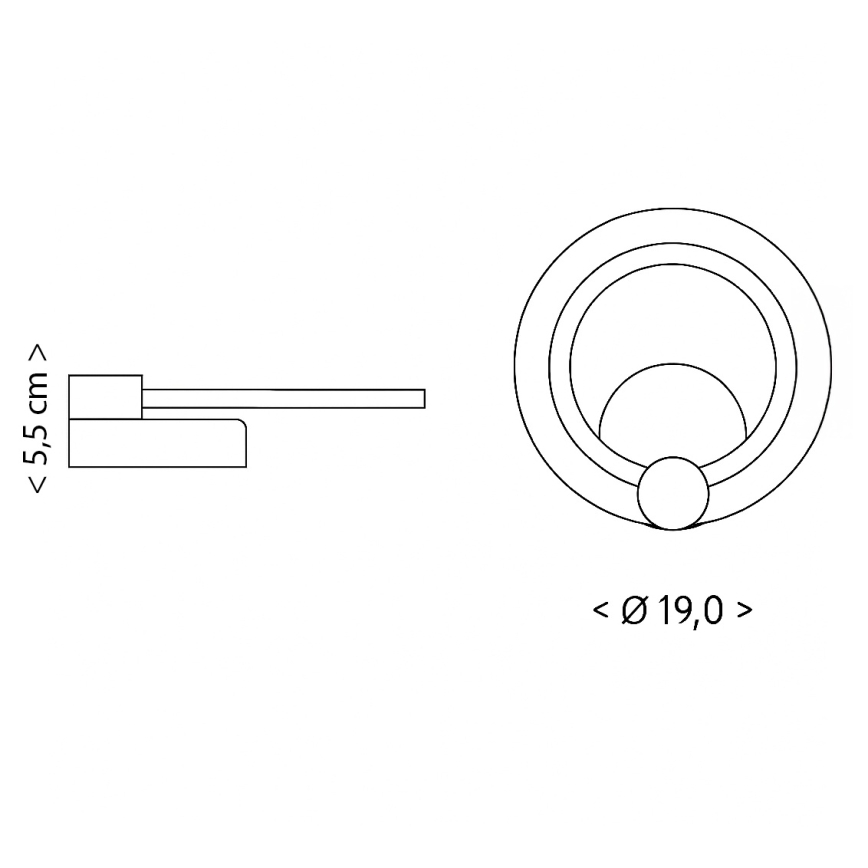 Brilagi - LED stropna svetilka MODERN MINI LED/16W/230V 3000/4000/6000K