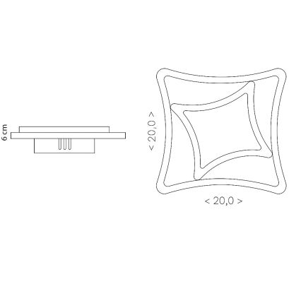 BRILAGI - LED Stropna svetilka MODERN MINI LED/24W/230V 3000/4000/6000K