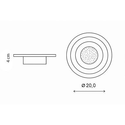 Brilagi - LED stropna svetilka MODERN MINI LED/29W/230V 3000/4000/6000K
