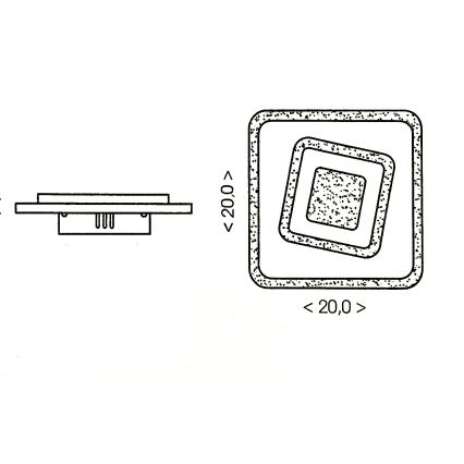 Brilagi - LED stropna svetilka MODERN MINI LED/32W/230V 3000/4000/6000K