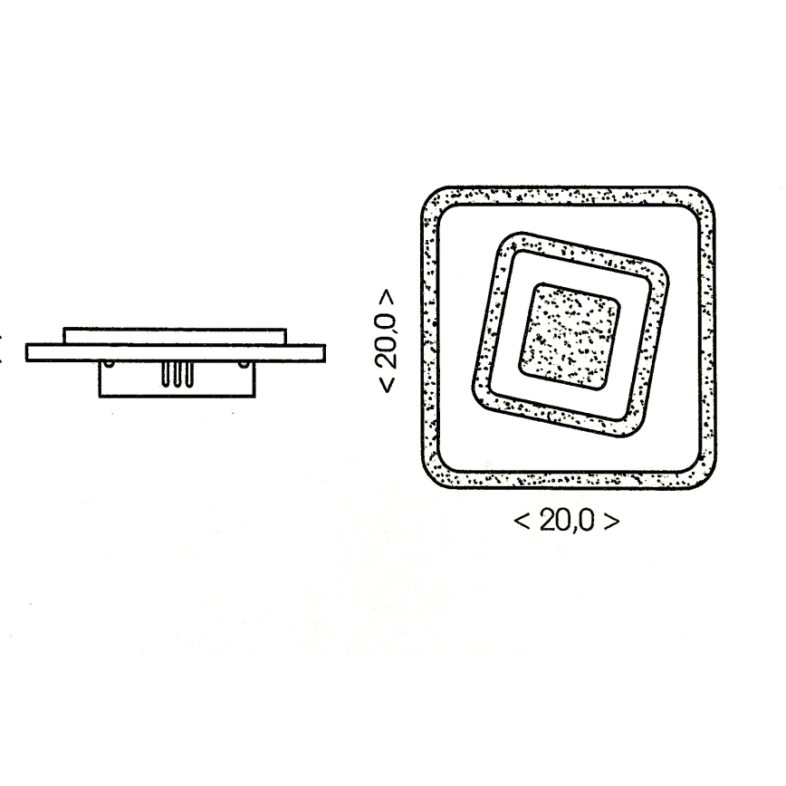 Brilagi - LED stropna svetilka MODERN MINI LED/32W/230V 3000/4000/6000K