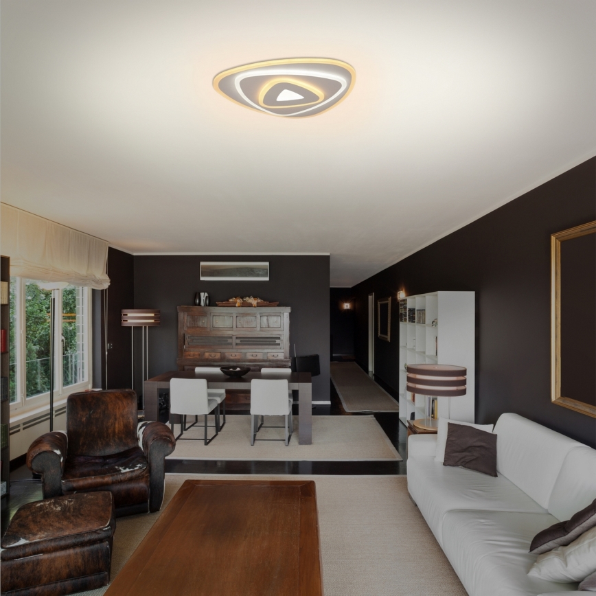 Brilagi - LED zatemnitvena stropna svetilka MODERN MINI LED/45W/230V 3000/4000/6000K 30x30 cm + daljinski upravljalnik