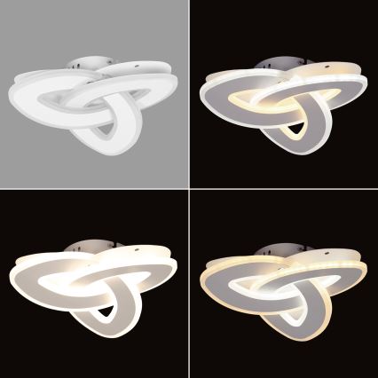 Brilagi - LED stropno svetilo MODERN MINI z možnostjo zatemnitve LED/49W/230V 3000-6000K 30x30 cm + daljinski upravljalnik