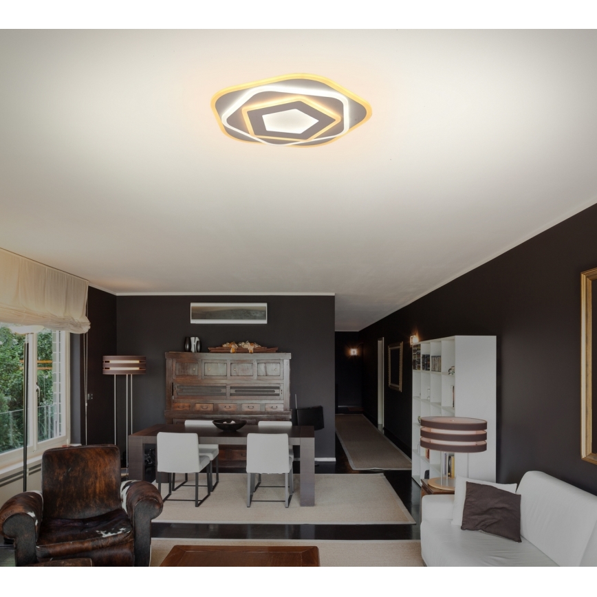 Brilagi - LED zatemnilna stropna svetilka MODERN MINI LED/53W/230V 3000/4000/6000K premer 30 cm + daljinski upravljalnik