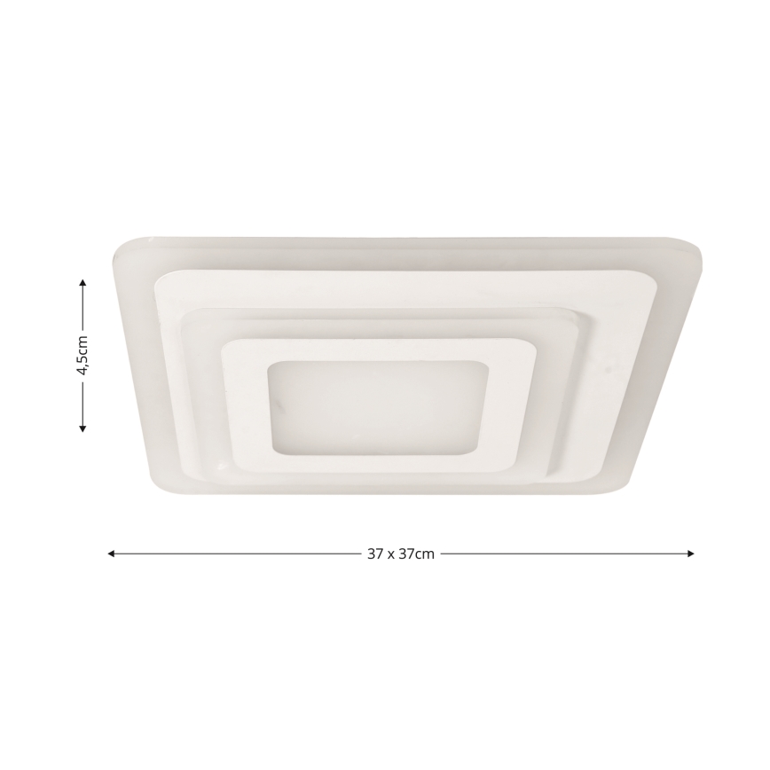 Brilagi - LED zatemnilna stropna svetilka MODERN MINI LED/65W/230V 3000/4000/6000K 37x37 cm + daljinski upravljalnik
