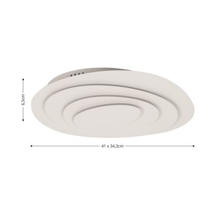 Brilagi - Zatemnljivo LED stropno svetilo MODERN MINI LED/48W/230V 3000-6000K 41x34,3 cm + daljinski upravljalnik