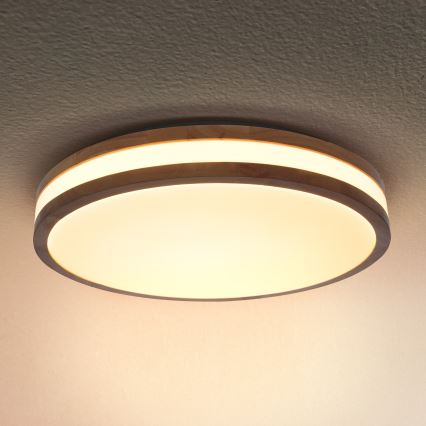 Brilagi - LED Stropna svetilka MOLINA LED/24W/230V hrast pr. 29 cm