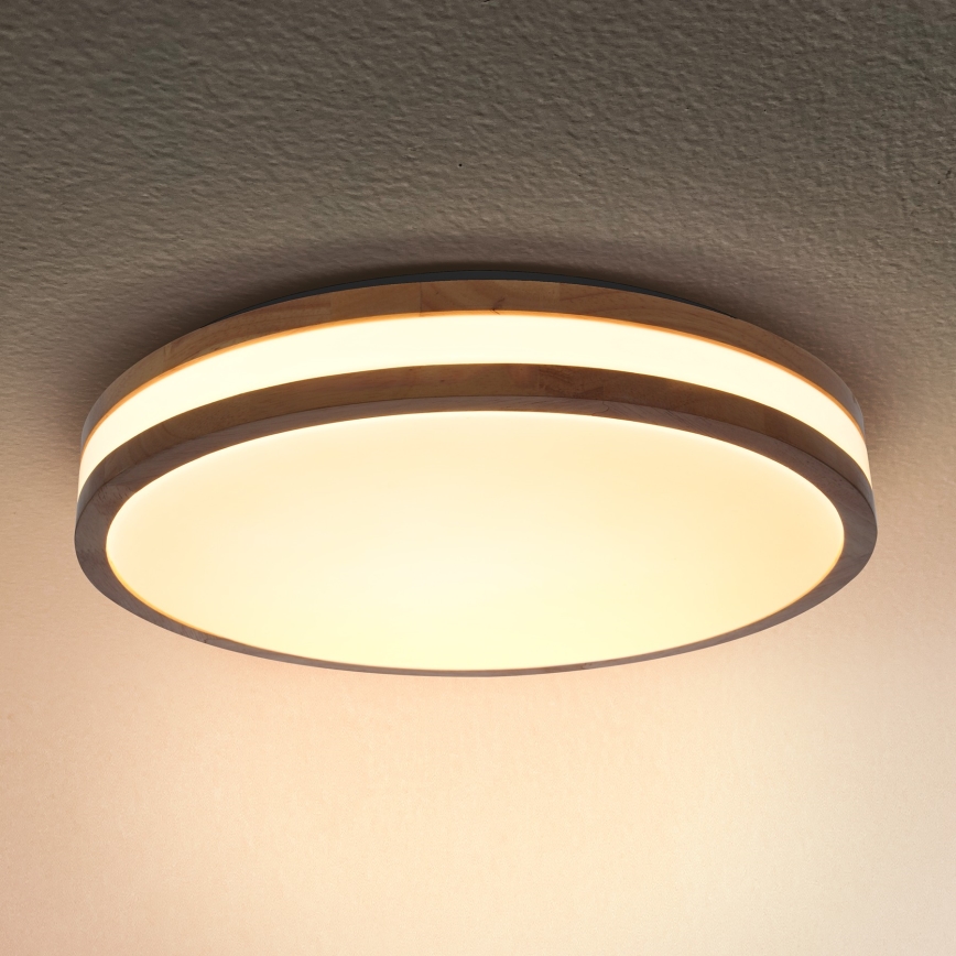 Brilagi - LED Stropna svetilka MOLINA LED/24W/230V hrast pr. 29 cm