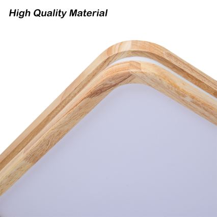 Brilagi - LED stropna svetilka MOLINA SQUARE LED/32W/230V 3000/4000/6000K, hrast, 30x30 cm