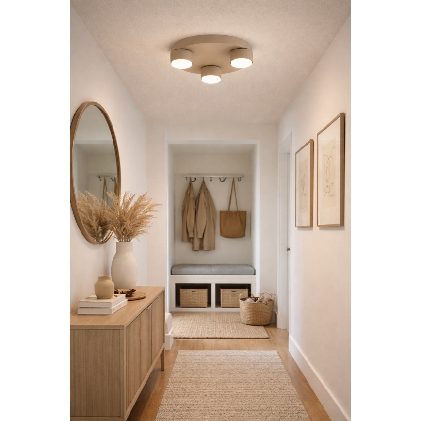 Brilagi - LED stropna svetilka MONO 3xGX53/30W/230V, premer 30 cm, bež