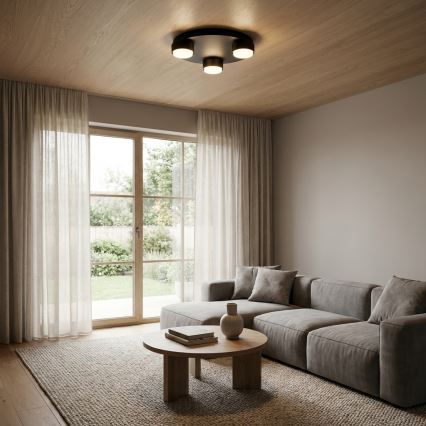 Brilagi - LED stropna svetilka MONO 3xGX53/30W/230V premer 30 cm črna