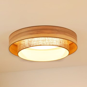 Brilagi - LED Stropna svetilka MONTANA BOHO LED/26W/230V pr. 60 cm rjava