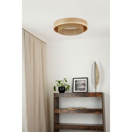 Brilagi - LED Stropna svetilka MONTANA BOHO LED/26W/230V pr. 60 cm rjava