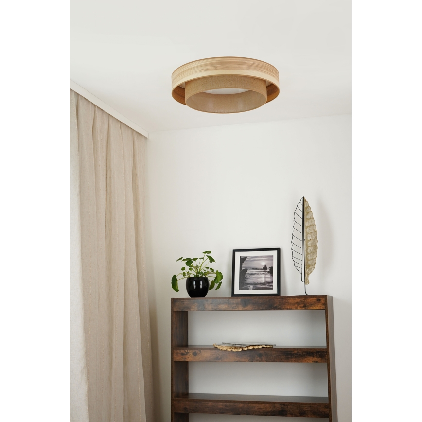 Brilagi - LED Stropna svetilka MONTANA BOHO LED/26W/230V pr. 60 cm rjava