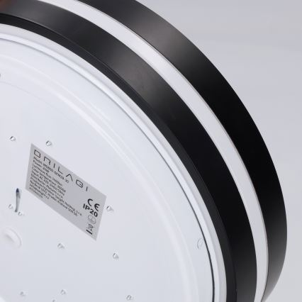 Brilagi - LED stropna svetilka NAOMI LED/24W/230V Ø 28,5 cm črna