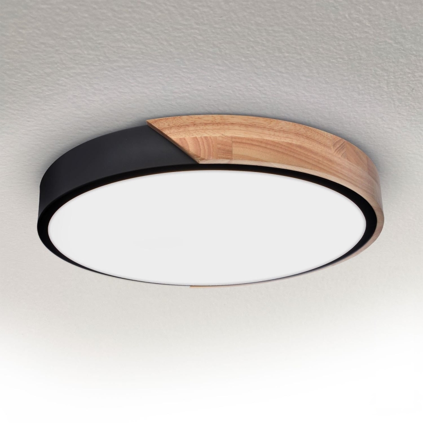 Brilagi - LED Stropna svetilka PILANA LED/24W/230V hrast pr. 30 cm