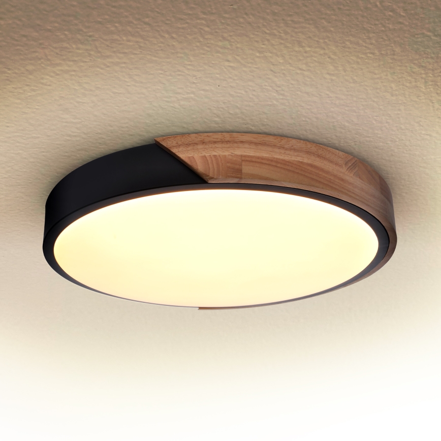 Brilagi - LED Stropna svetilka PILANA LED/24W/230V hrast pr. 30 cm