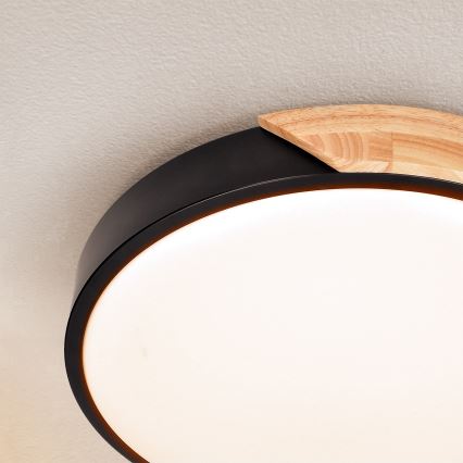 Brilagi - LED Stropna svetilka PILANA LED/24W/230V hrast pr. 30 cm