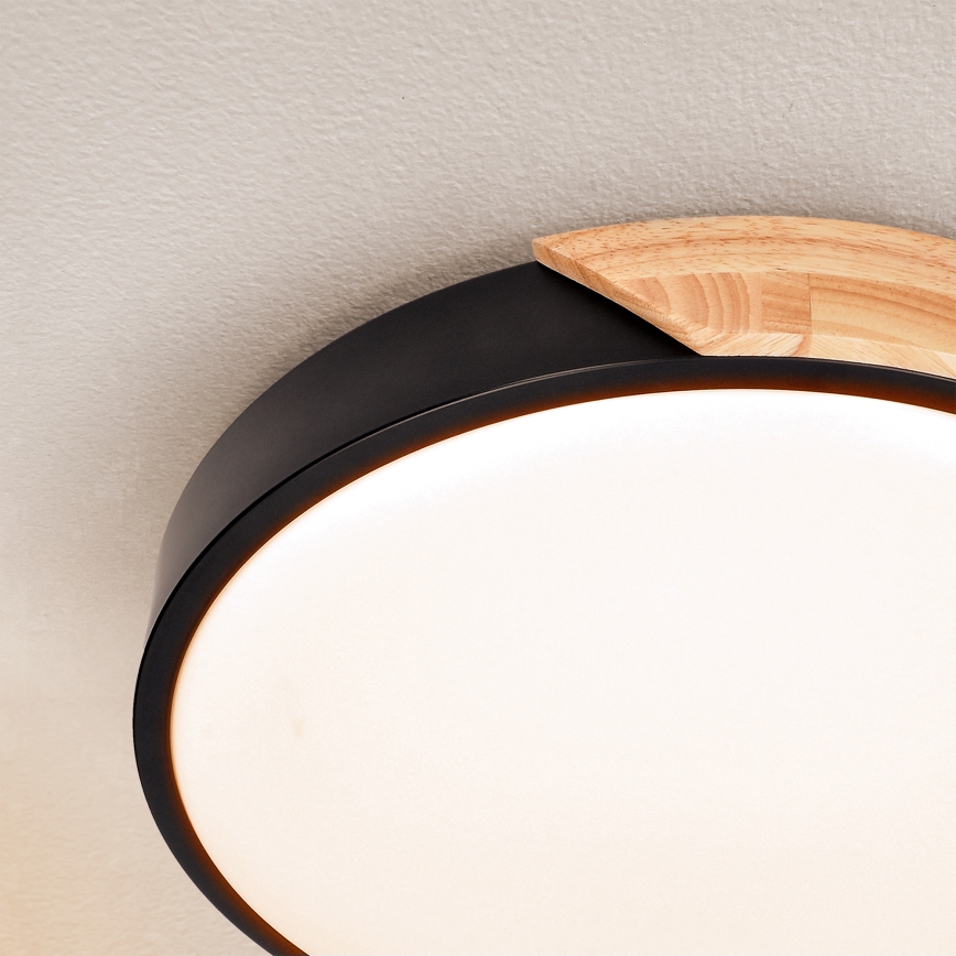 Brilagi - LED Stropna svetilka PILANA LED/24W/230V hrast pr. 30 cm