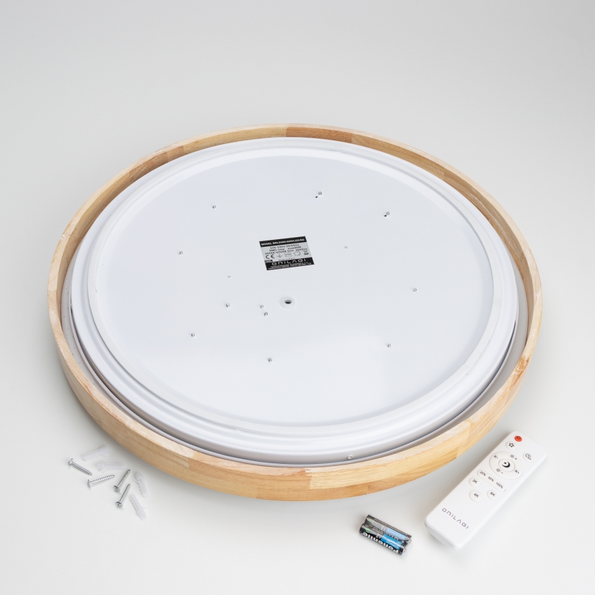 Brilagi - LED zatemnjiva stropna svetilka PINE LED/60W/230V premer 52 cm 3000-6500K + daljinski upravljalnik