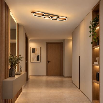 BRILAGI - LED Stropna svetilka PLANK LED/35W/230V 4000K 30x100 cm les