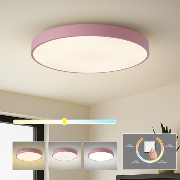 Brilagi - LED stropna svetilka POOL LED/100W/230V 3000/4000/6000K premer 80 cm rožnata