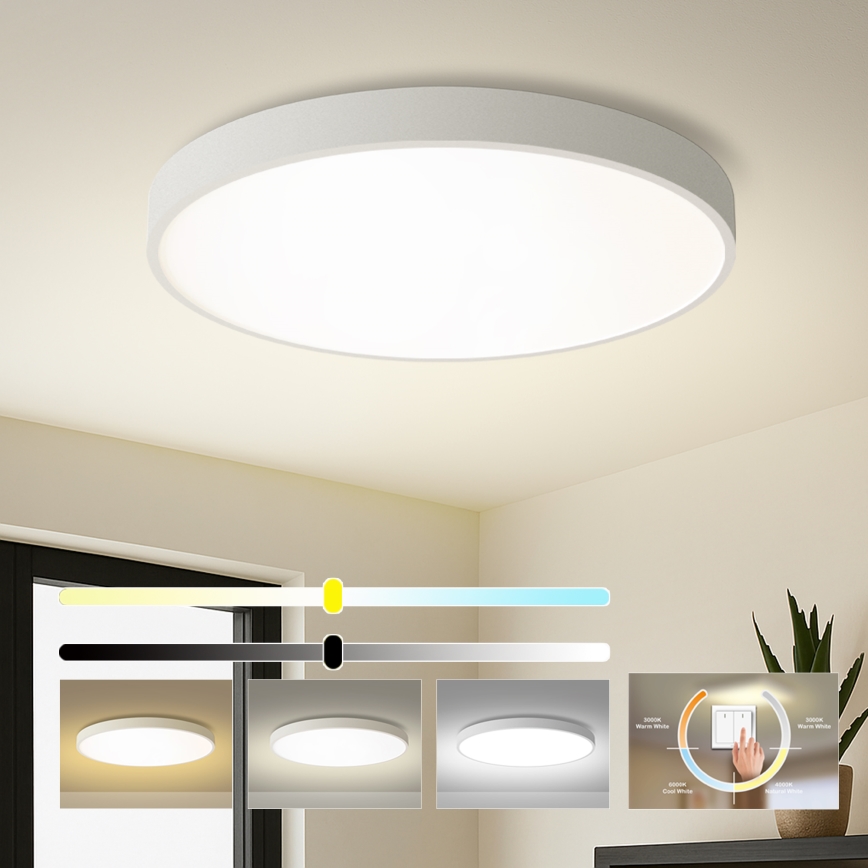 Brilagi - LED stropna svetilka POOL LED/100W/230V 3000/4500/6000K premer 80 cm bela