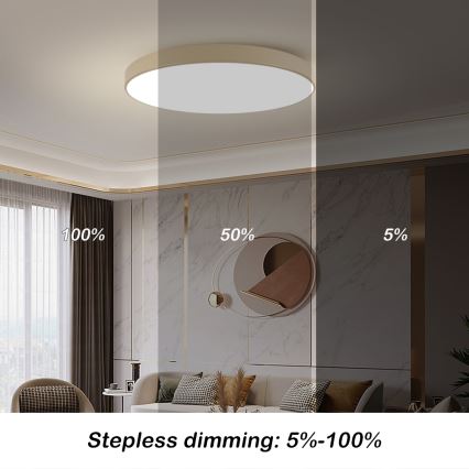 Brilagi - LED stropna svetilka POOL LED/128W/230V 3000/4000/6000K premer 100 cm bež
