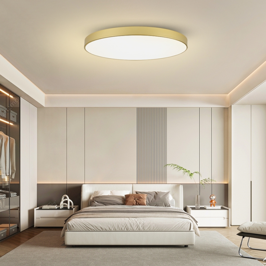 Brilagi - LED stropna svetilka POOL LED/180W/230V 3000/4500/6000K Ø 120 cm zlata