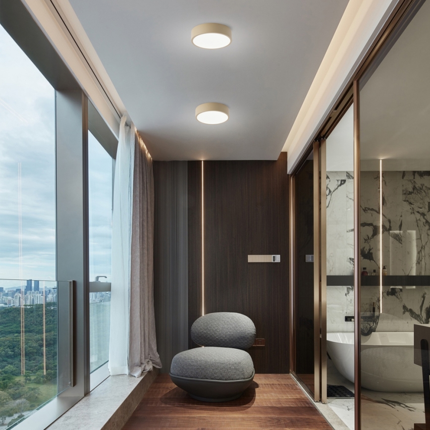 Brilagi - LED stropna svetilka POOL LED/18W/230V 3000/4500/6000K, premer 20 cm, bež