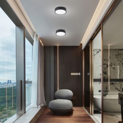 Brilagi - LED stropna svetilka POOL LED/18W/230V 3000/4500/6000K premer 20 cm črna