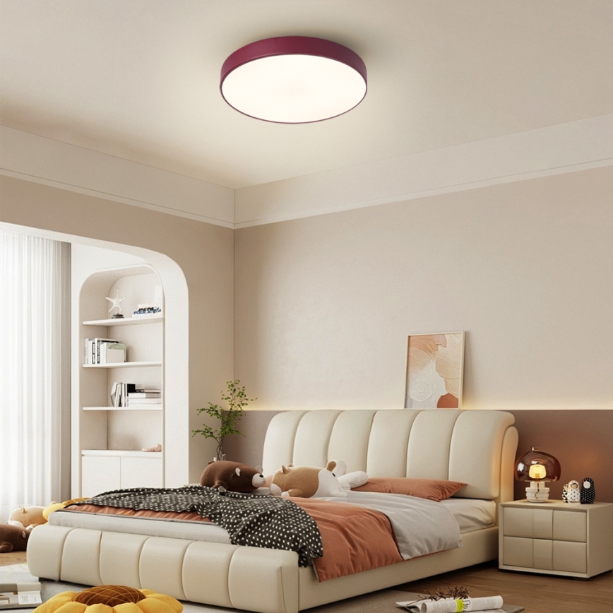 Brilagi - LED stropno svetilo POOL LED/36W/230V 3000/4000/6000K premer 30 cm bordo