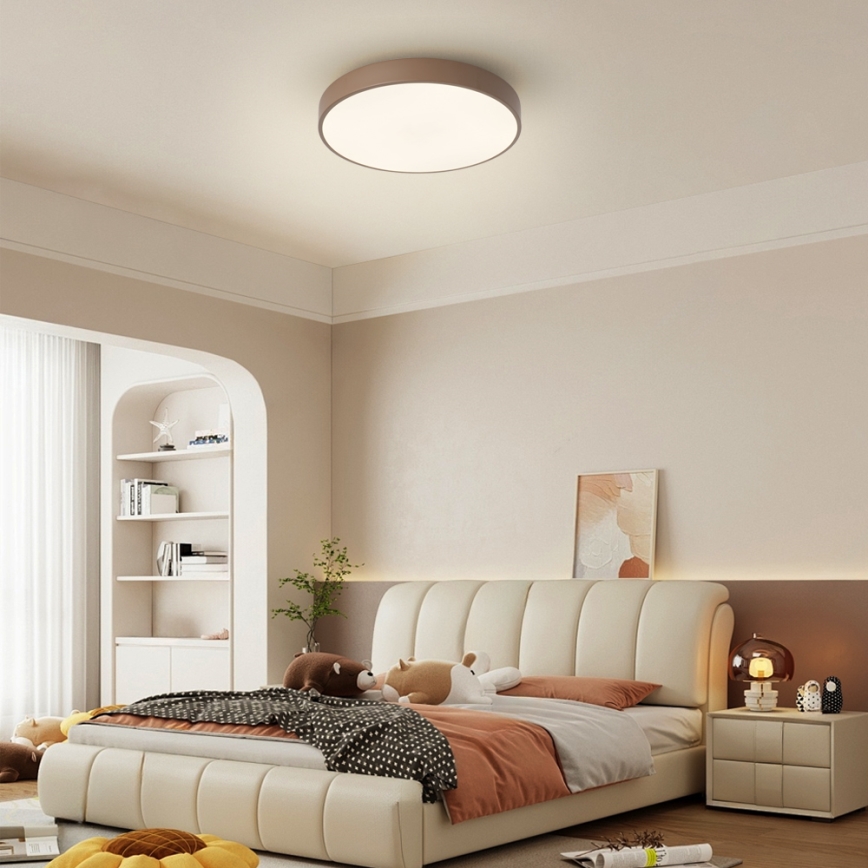 Brilagi - LED stropna svetilka POOL LED/36W/230V 3000/4000/6000K, premer 30 cm, rjava