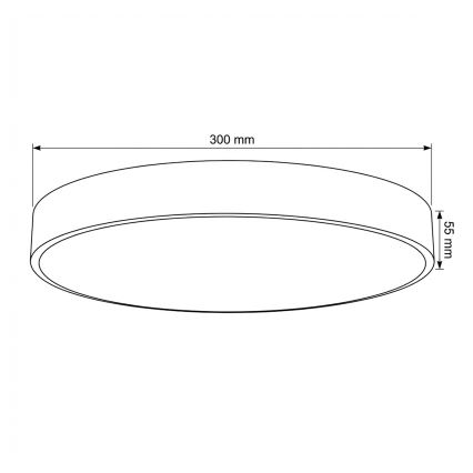 Brilagi - LED stropna svetilka POOL LED/36W/230V 3000/4000/6000K premer 30 cm bež