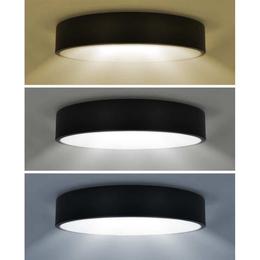 Brilagi - LED stropna svetilka POOL LED/36W/230V 3000/4000/6000K premer 30 cm črna