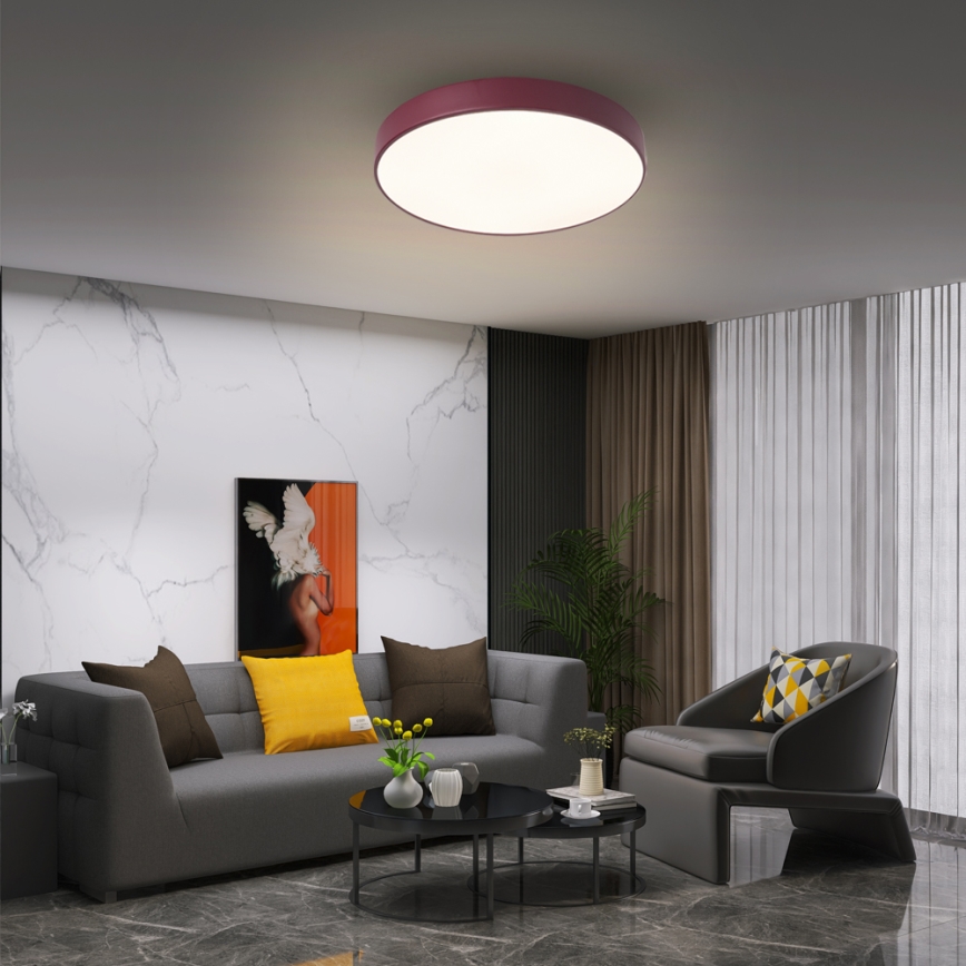 Brilagi - Stropna LED svetilka POOL LED/48W/230V 3000/4000/6000K premer 40 cm bordo