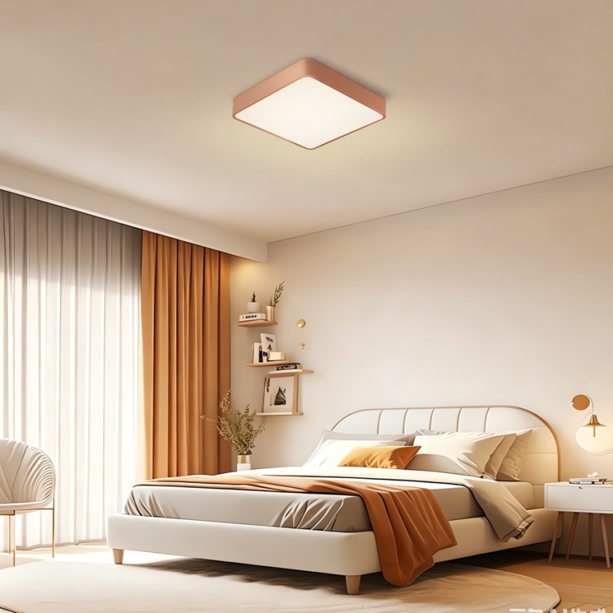 Brilagi - LED stropna svetilka POOL LED/48W/230V 3000/4000/6000K 50x50 cm bronasta