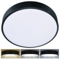 Brilagi - LED stropna svetilka POOL LED/48W/230V 3000/4000/6000K premer 40 cm črna