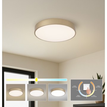 Brilagi - LED stropna svetilka POOL LED/48W/230V 3000/4000/6000K, premer 40 cm, zlata