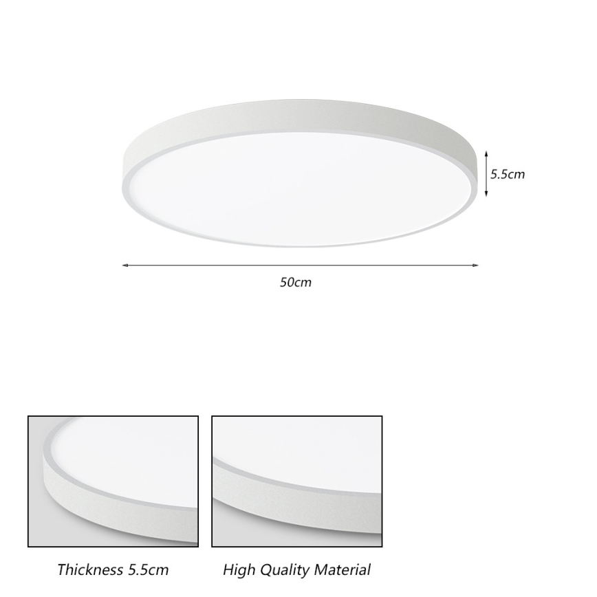 Brilagi - LED stropna svetilka POOL LED/60W/230V 3000/4000/6000K 50 cm bela